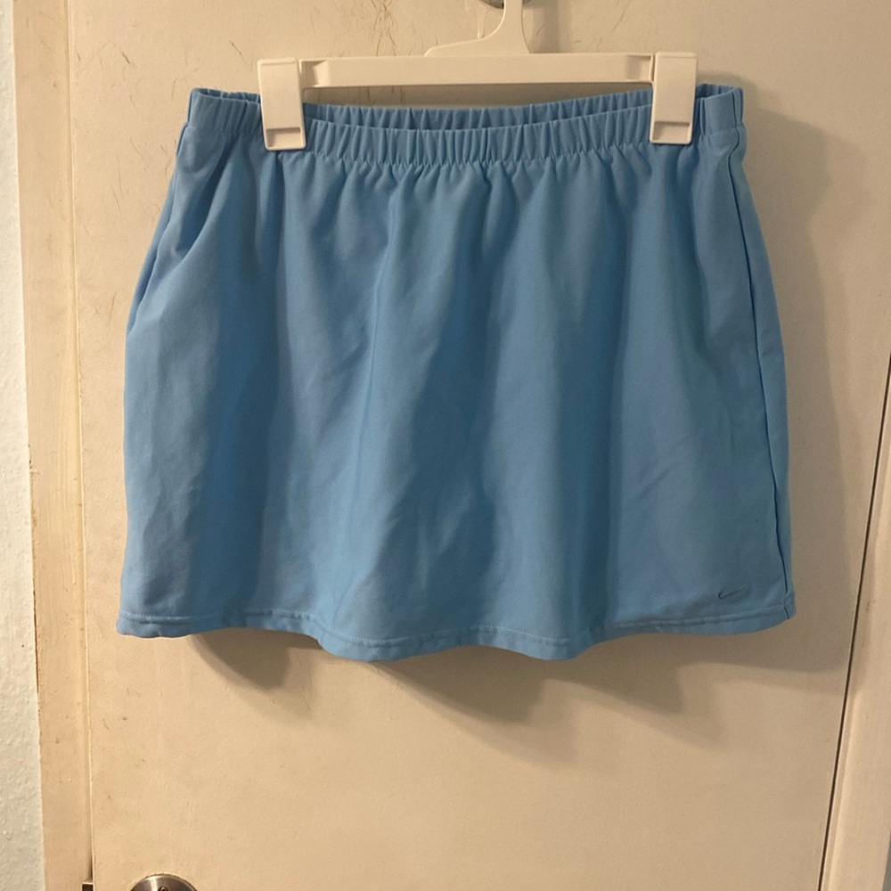 Y2K Vintage Blue Nike Skort Tennis Skirt Size L 12-14